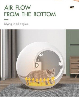 Smart Pet Drying Box For Dog And Cat